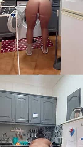 Maid Hanging Garments?