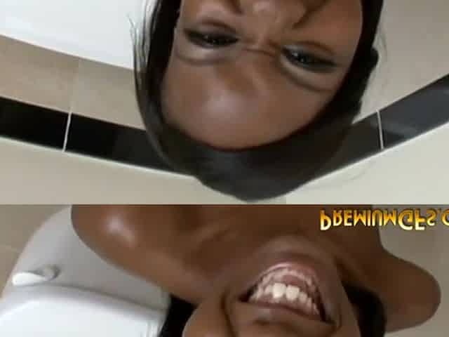 Cock Whore - Petite Ebony Takes It Deep