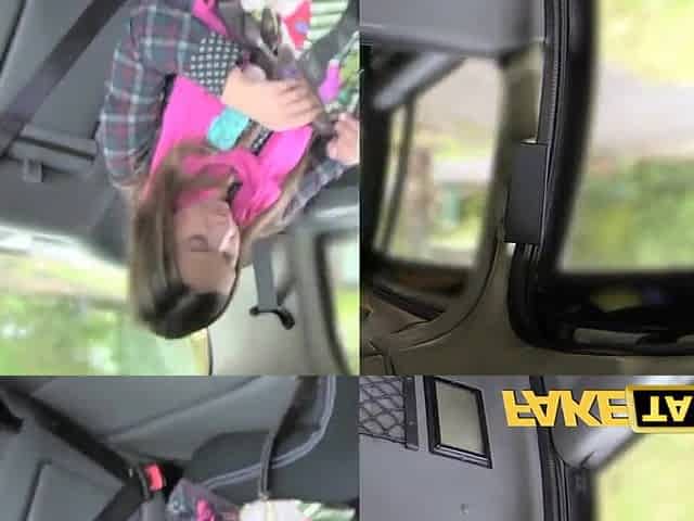 Fake Taxi Euro cutie screwed with meaty shlong in advance of facial