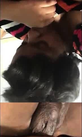 Sloppy Amateur Deepthroats a Big Black Cock