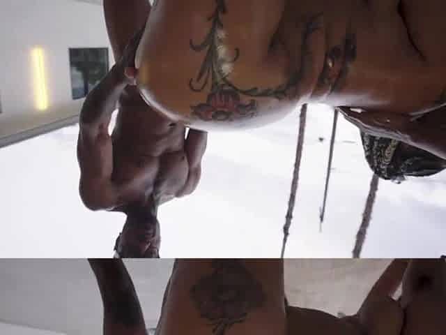 Large Ass Black BBC Gang Screw