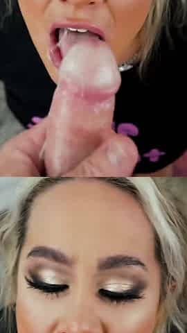 Misty Meaner Sloppy Blowjob Featuring Jonni Darkko