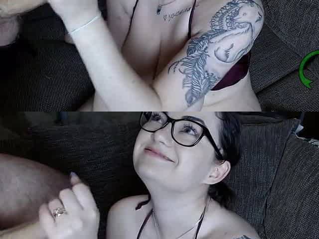Nice-looking Ms. Vixen - Oral job and Facial