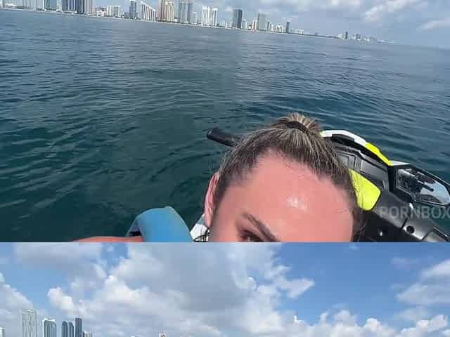Jetski Pov Fuck With Wild Mackenzie Mace And Aquatic Voyeurs. I Love Miami!!