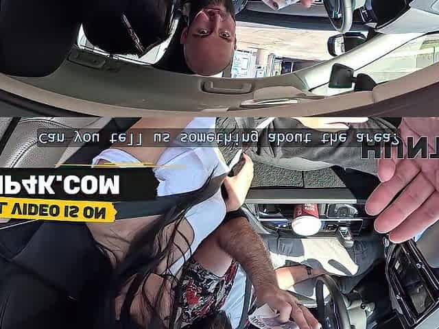 HUNT4K. Playgirl with natural melons cheated in public