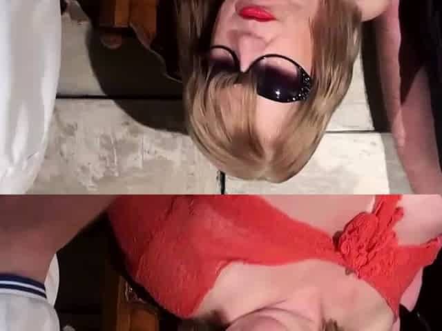 Busty Mature Trisha Handles Two Eager Studs
