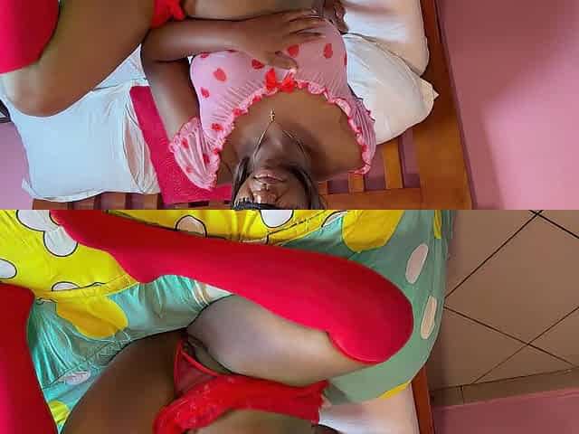 Large butt black maid enticed me and get hard bang