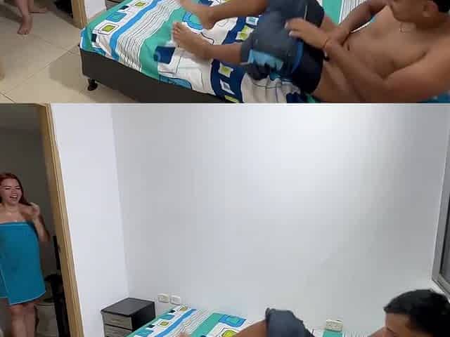 My Big Ass Stepsister Catches Me Masturbating With Her Panties In Her Room