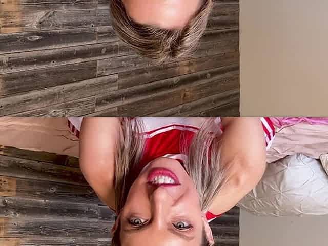 Lora Cross is a sexy cheerleader