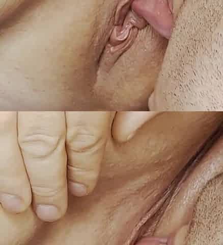Plump vagina licking