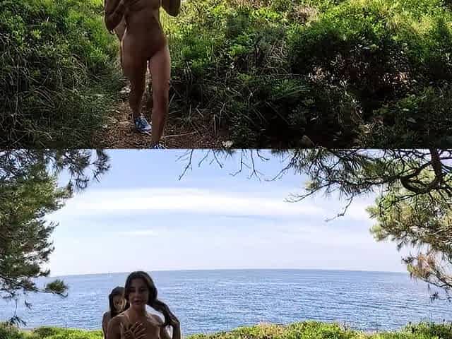 Exchibition amateur teen outdoor bl