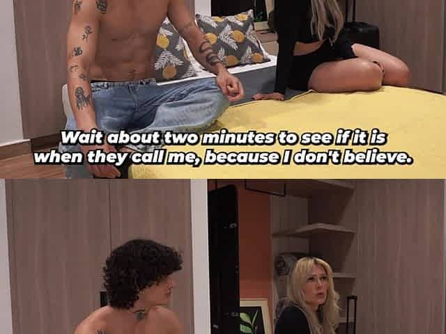 I Fuck My Blonde Stepmom in the Hotel Bed Until I Give Her My Milk