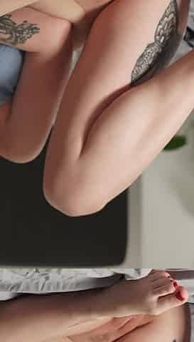 Step Mom's Steamy Solo in Shared Bed Turns Into Step Son's Taboo Treat: MILF's Vibrator Play Leads to Hot 69 and Creampie