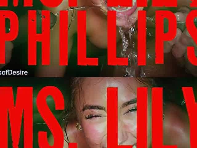 LILY PHILLIPS VOID URINE FUCK, DBL & TRPL PENETRATION, CREAMPIE, CUM JUNKIE