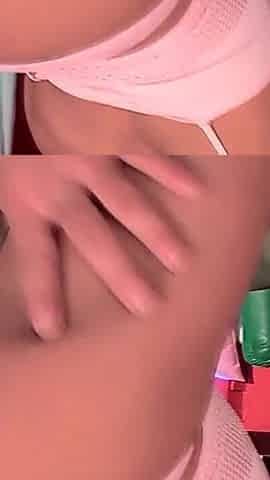Horny Man Pounds Wet Cunt of a Sexy Teen on the Sofa While She Licks a Lollipop