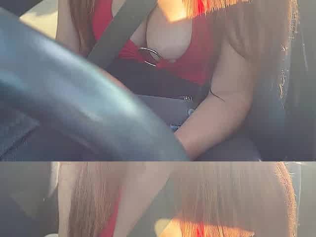 Artemisia Love thirty MINUTES CAR RIDE+LARGE BAZOOKAS FLASH Full movie scenes on OF