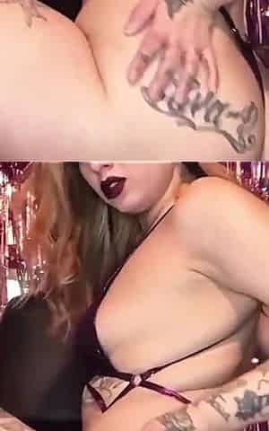 Barbie Platine - Slutty Big Butt Blonde MILF in Bikini Sucking Big Dick, Masturbating, Squirting and Getting Fucked Hard