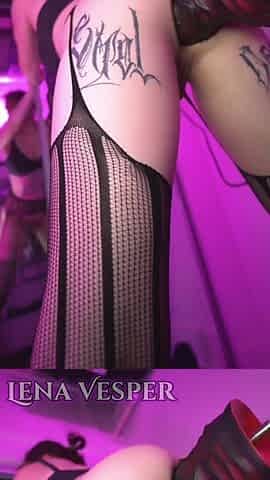 Lena Vesper Takes Her Greedy Cluster Abbadon All the Way in Her Gaped Butt.