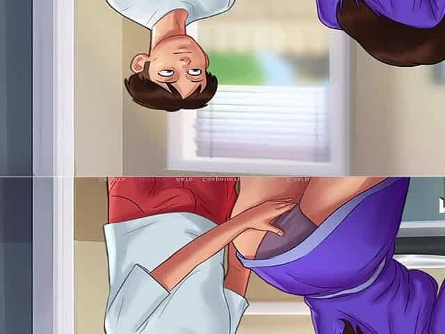 SummertimeSaga - Fondling Mature Stepmom In The Kitchen E2 # 33