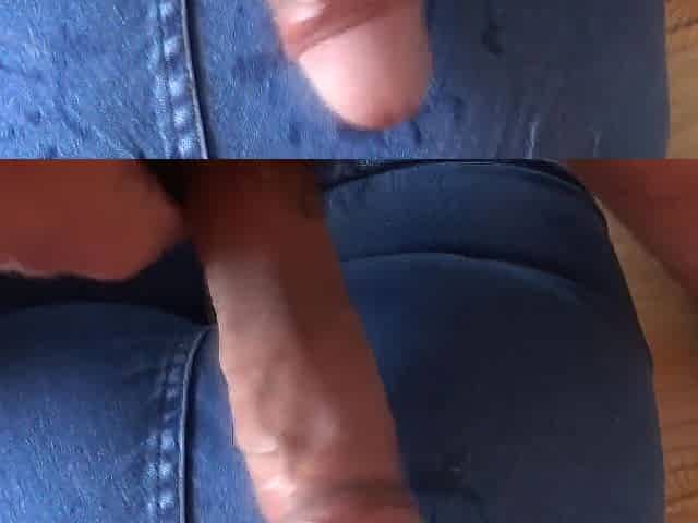 Weenies in the large butt of my latin chick wife's pretty