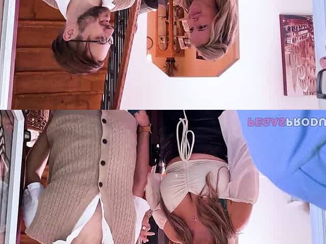 Breasty mother I'd like to fuck Gets her Butt NAiled Anal by 2 large Rods