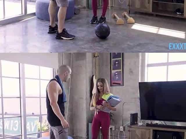 Tiny Black is Penis-Hungry For Large Jock at The Gym