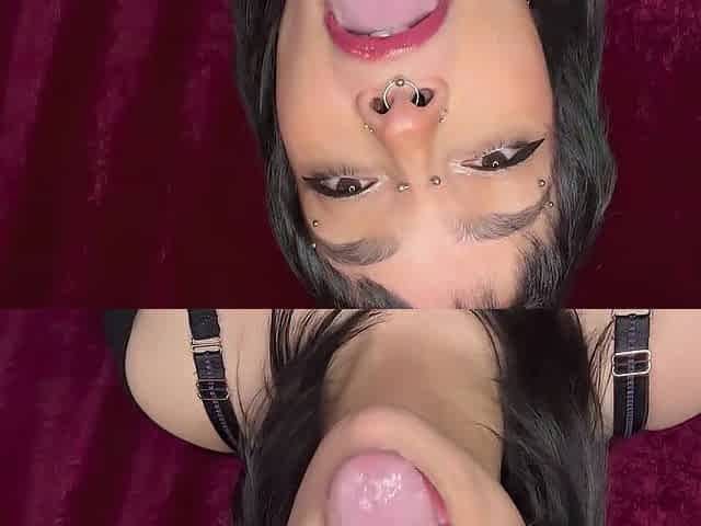 Drooling Lengthy Tongue JOI with Countdown CUM IN MY THROAT!