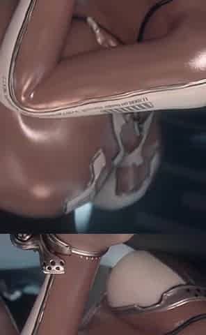 Madruga3d Intense Hardcore Sex: Busty White Woman with Tight Ass Passionately Fucked by Massive Black Cock, Deep Throat