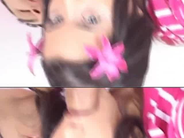 Sexually excited teen little lupe spooned for sexy sex
