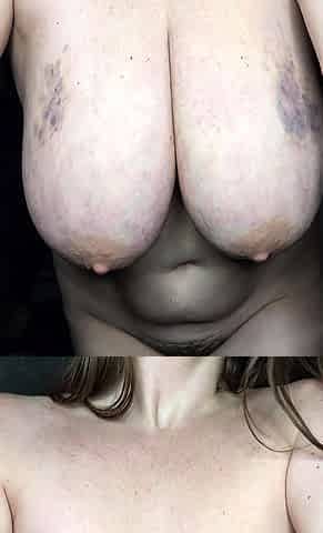Australian BBW with big boobs gives blowjob