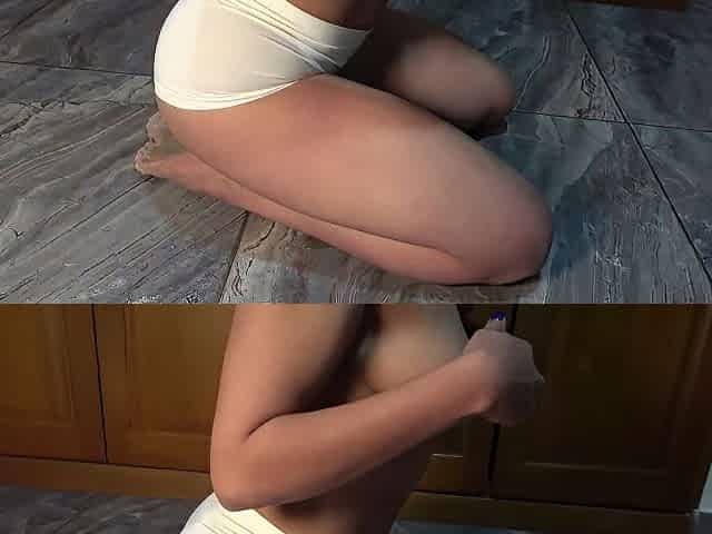 Real amateur Latina homemade XXX with dirty soles fetish and peeing! Curvy body, golden shower, hardcore.