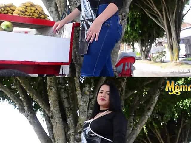 CARNEDELMERCADO - MARIA DEL ROSARIO CHUNKY LATIN CHICK COLOMBIANA RIDES A THICK WEENIE! FULL SCENE