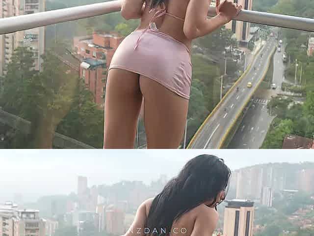 Fit Latin babe in Medellin, Colombia