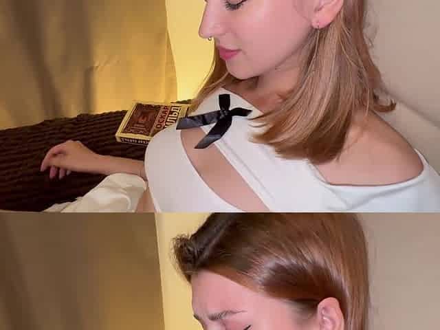 POV : THAT BABE WANTED TO READ BUT CHOSE TO GET DRILLED