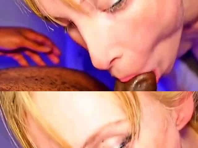 Tall Beauty Wants Black Cum In Her Mouth