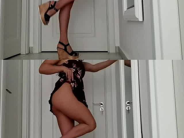 Screw Student Twat Candyluxxx in that Flowered Suit Short and Hawt