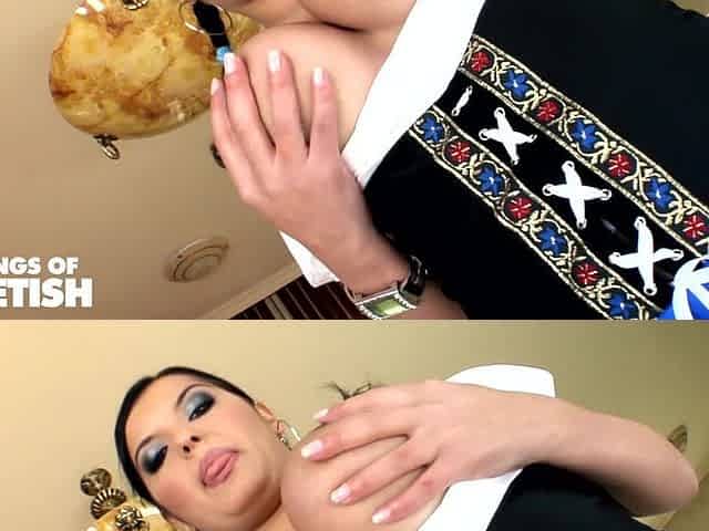 Gorgeous Brunette with Amazing Big Boobs Get Hammered POV Style