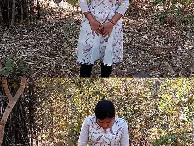 Indian Bhabhi Flashing Boobs Getting Nude In Public