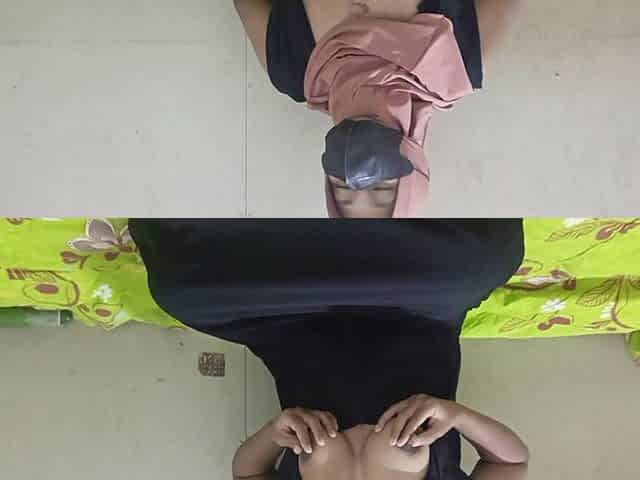 Viral! Hijab Teacher Big Breasts Colmek Using Cucumber