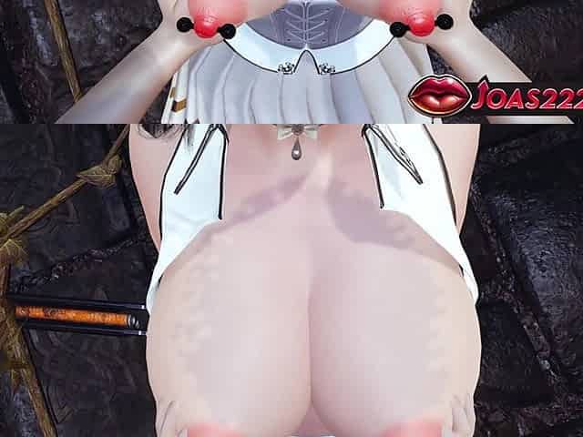 3D Hentai Animation: Tifa in White with Big Boobs - Explore Breast Play, Wet Cunnilingus, and Squirt From Fingering Tight Pussy