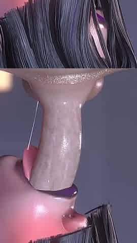 [marvel Rivals] Psylocke Sloppy Blowjob 3D Animation