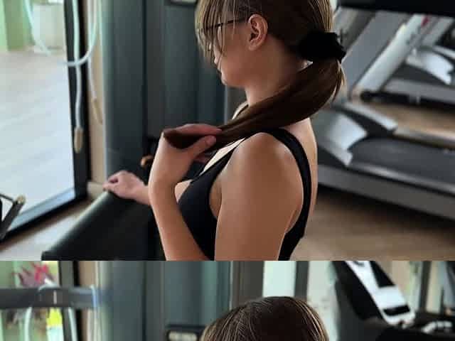 Cute Fitness Trainer Girl Gives Her First Session And Gets