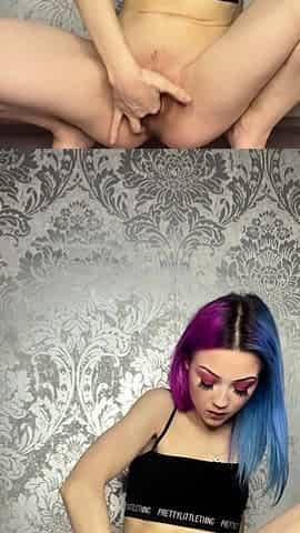 Brunette Solo Webcam Masturbation