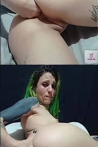 slender beauty screwing her booty