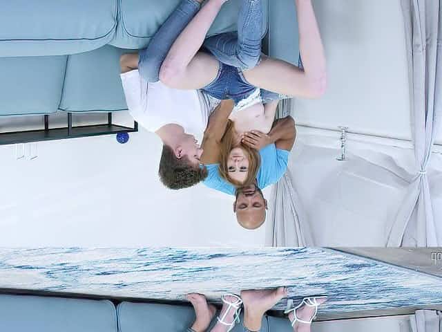 Man fucks his son's girlfriend in the pussy for a whole cuckold play