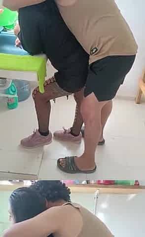 Lalin girl does amateur porn with follower