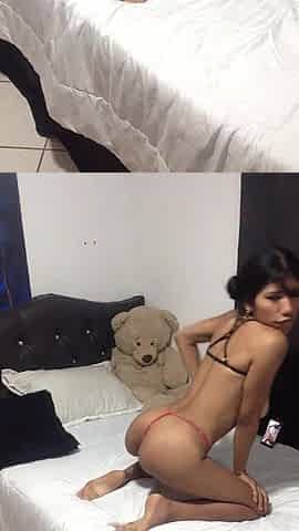 My girlfriend sends me a episode showing her breasts and twat