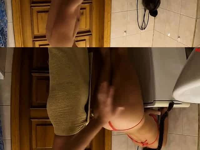 Sexy Girl, Rough Bathroom Sex