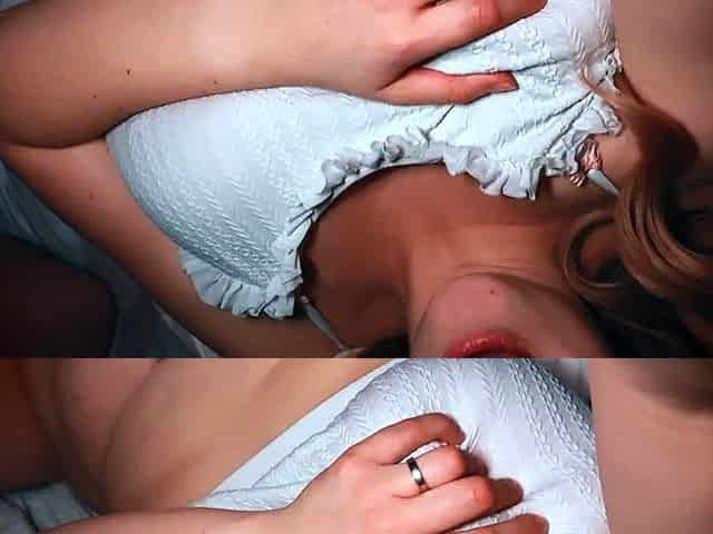 Nightly sex with his wife. Large breasts jumping at me.