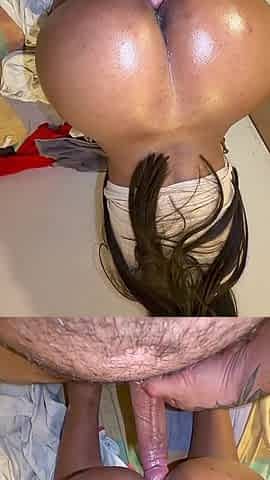 18 Year Old Brunette Has a Wet Pussy and I Put My Big Cock in Her